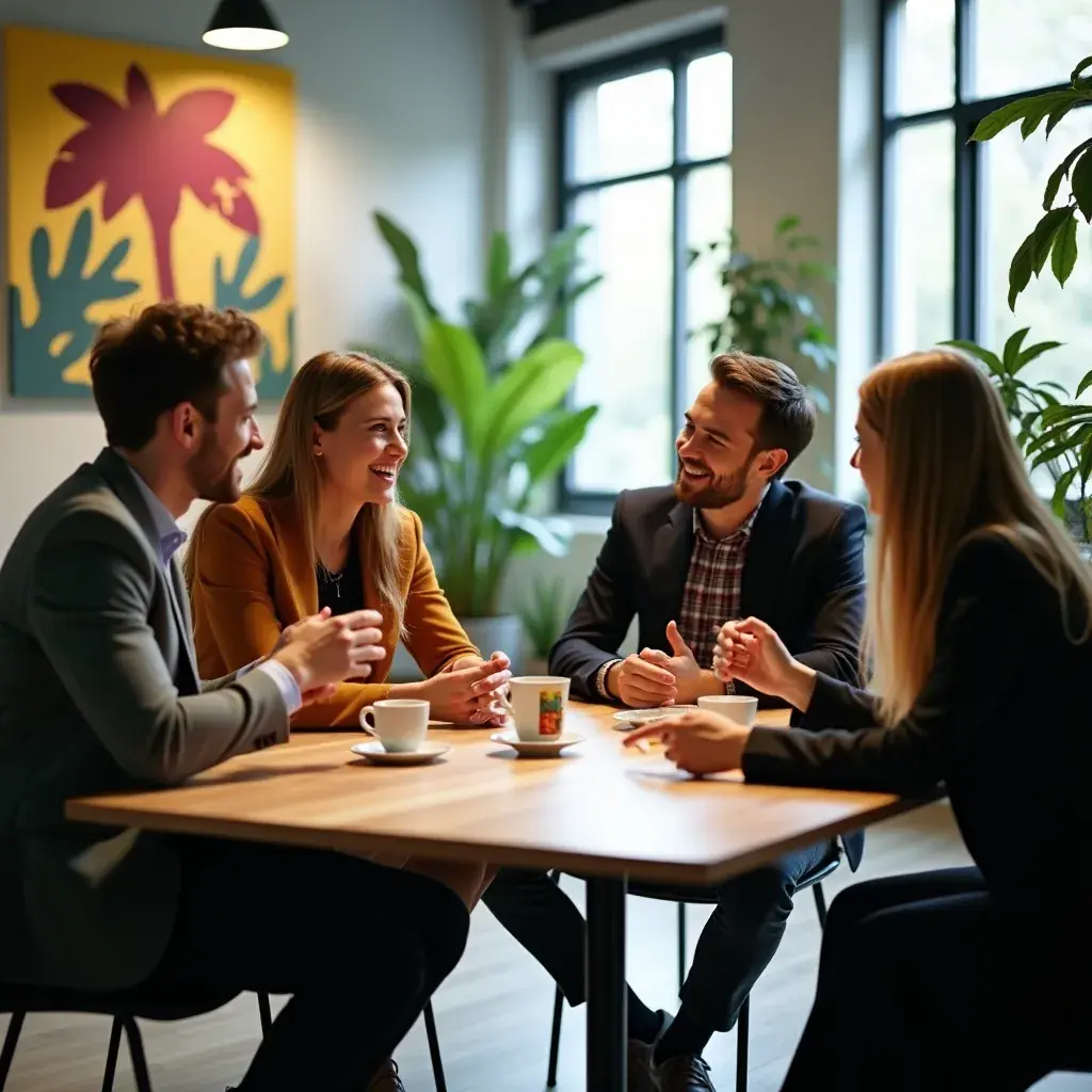 Illustration des effets positifs du thé sur la puissance masculine.